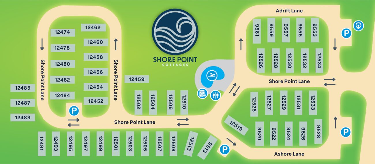 Shore point site map