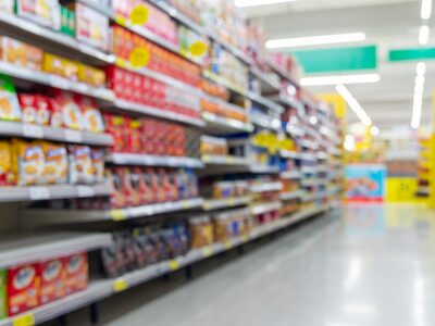 Isle in a grocery store